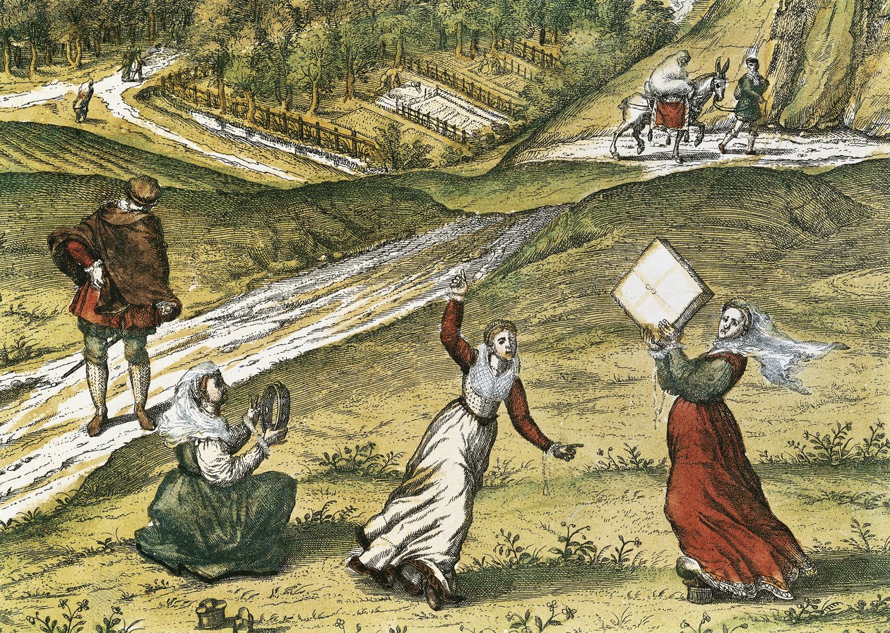 Andalusian dancers. Detail of Granada, in Volume I 