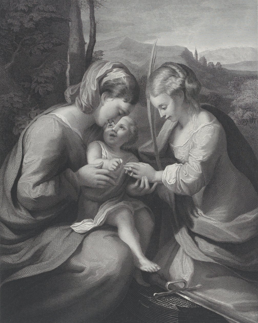 The Mystic Marriage of Saint Catherine, ca. 1831 by Georg Jacob Felsing