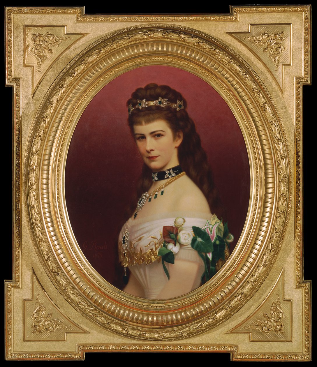 Empress Elisabeth by Georg Martin Ignaz Raab