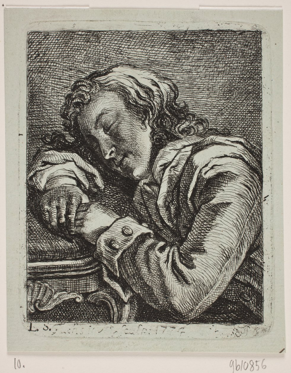 A Sleeping Man by Georg Mathias Fuchs