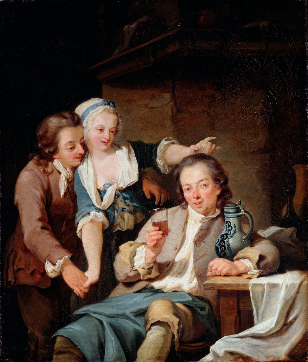 A Husband Deceived Wine and Love by Georg Melchior Kraus