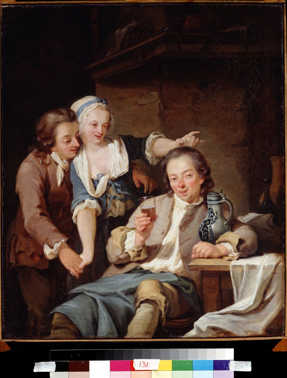 A Husband Deceived (Wine and Love) by Georg Melchior Kraus