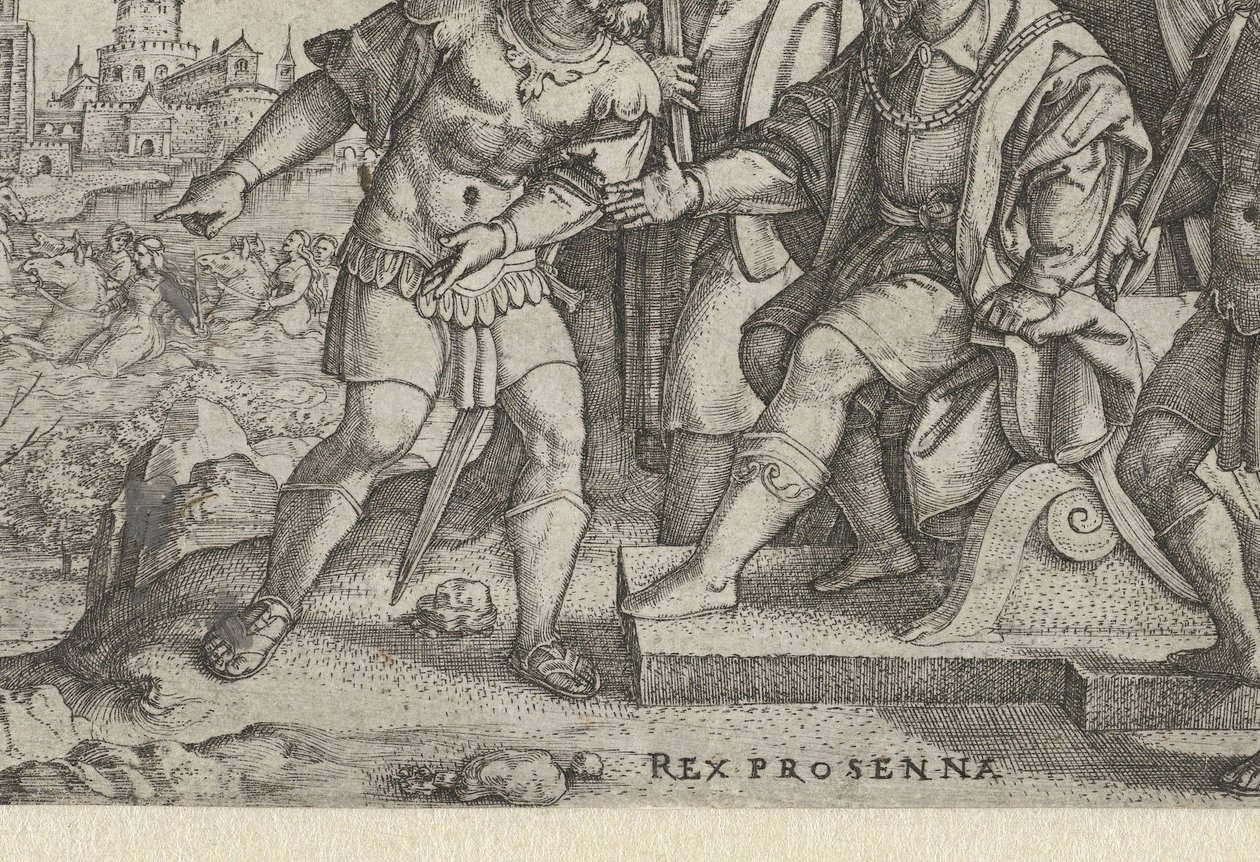 Porsenna Hears That Cloelia Has Escaped (series title: Stories from Early Roman History) by Georg Pencz