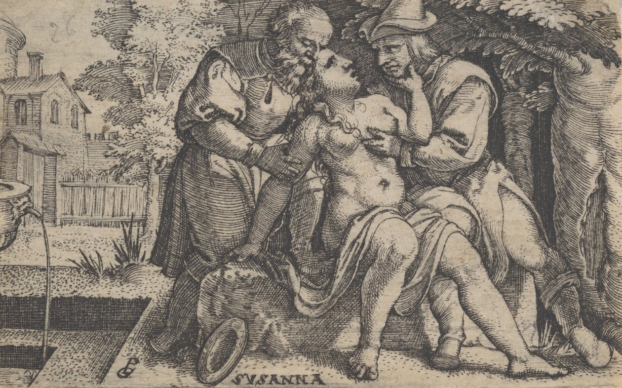Susanna and the Elders by Georg Pencz