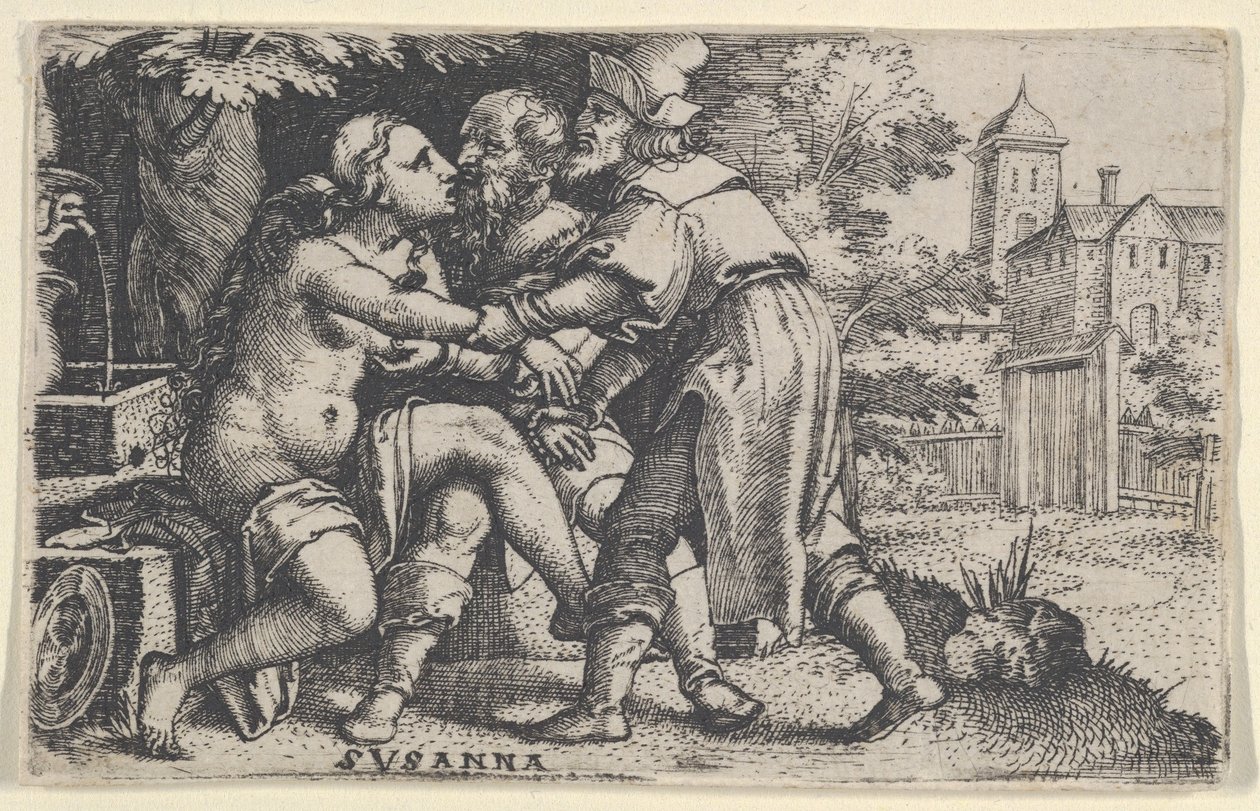 Susanna and the Elders by Georg Pencz