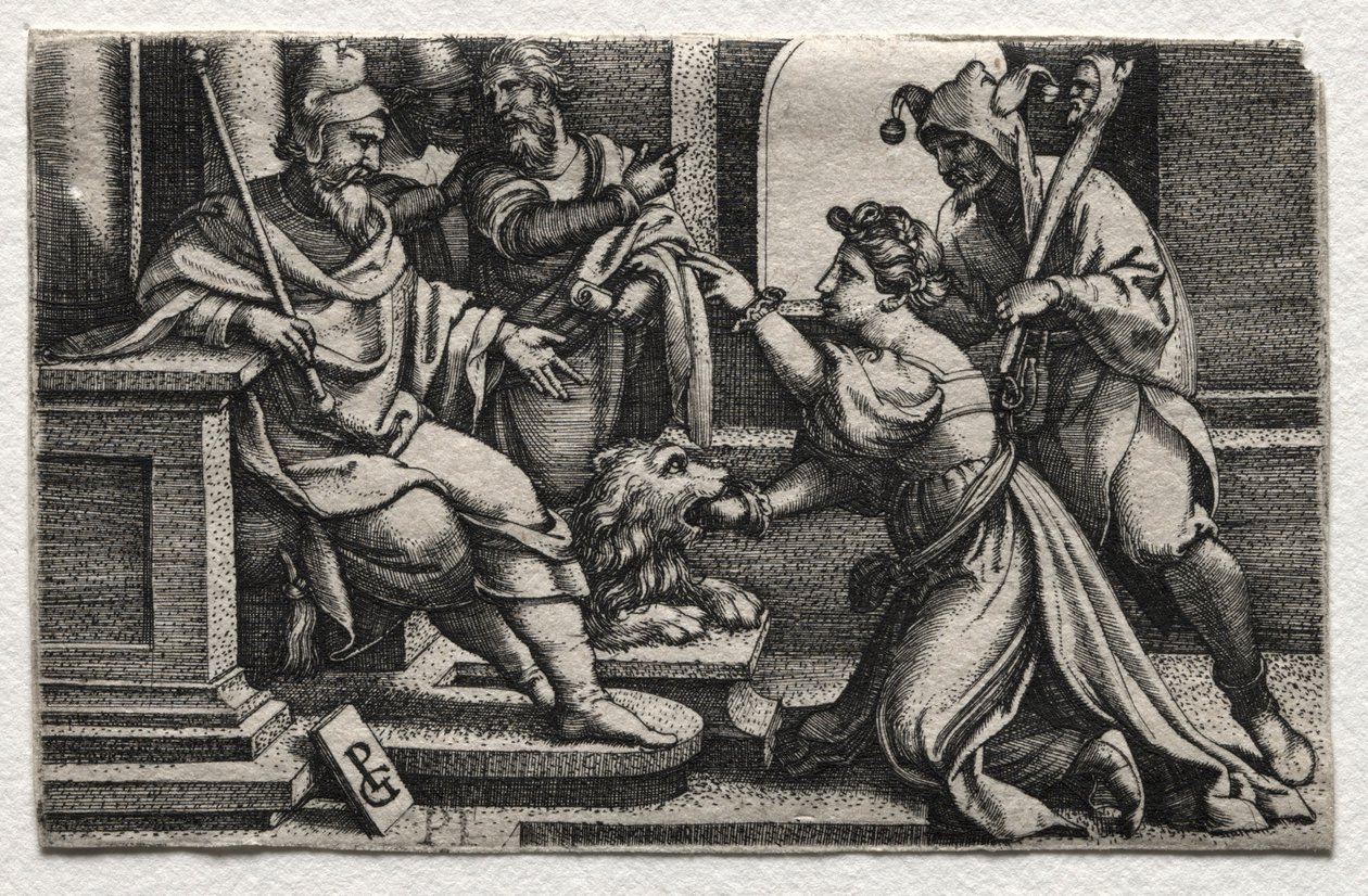 The Mouth of Truth by Georg Pencz