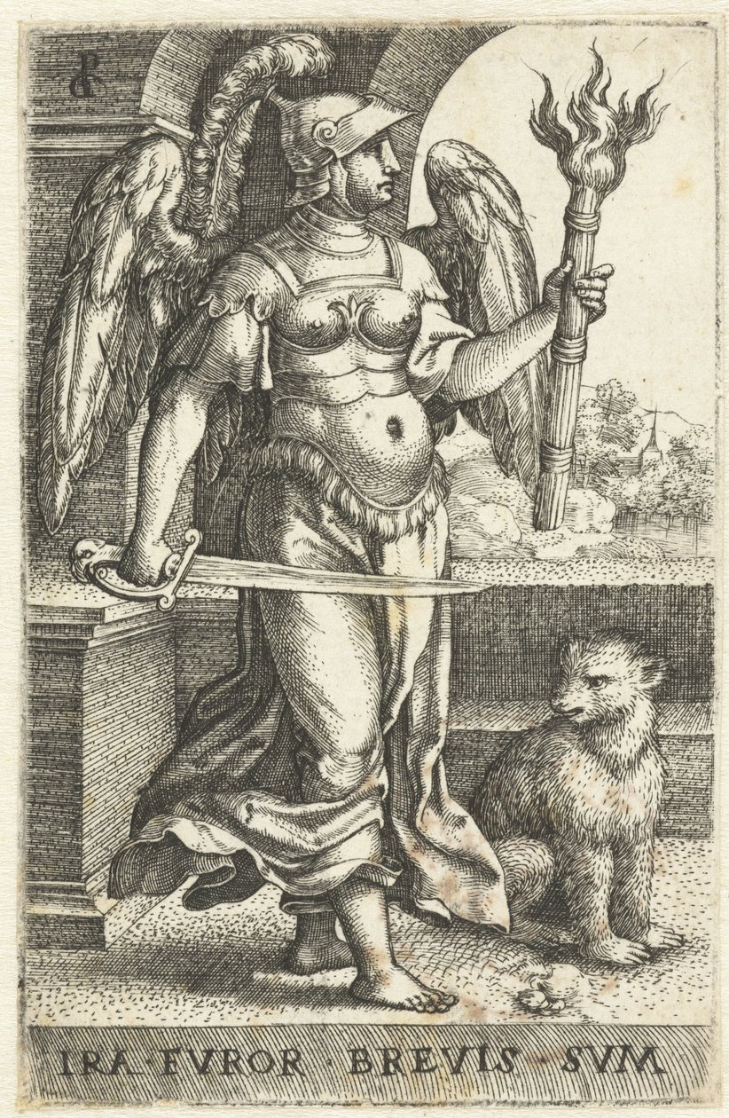 Wrath by Georg Pencz