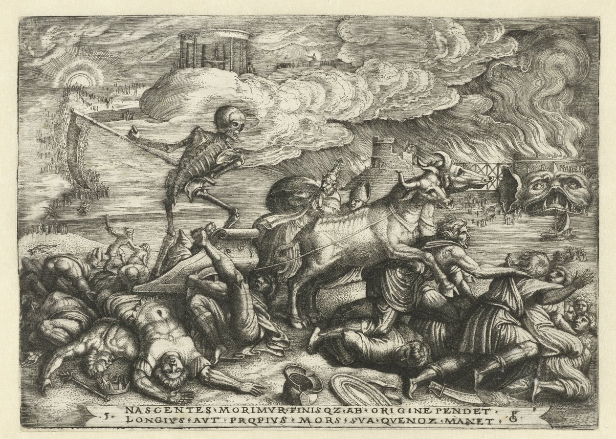 Triumph of Death (Six Triumphs of Petrarch) by Georg Pencz