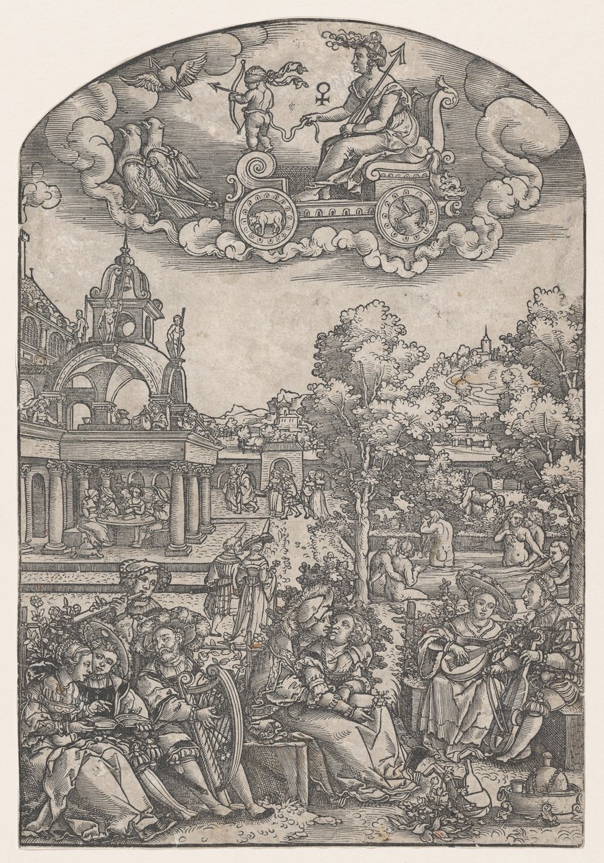 Venus, from The Seven Planets by Georg Pencz