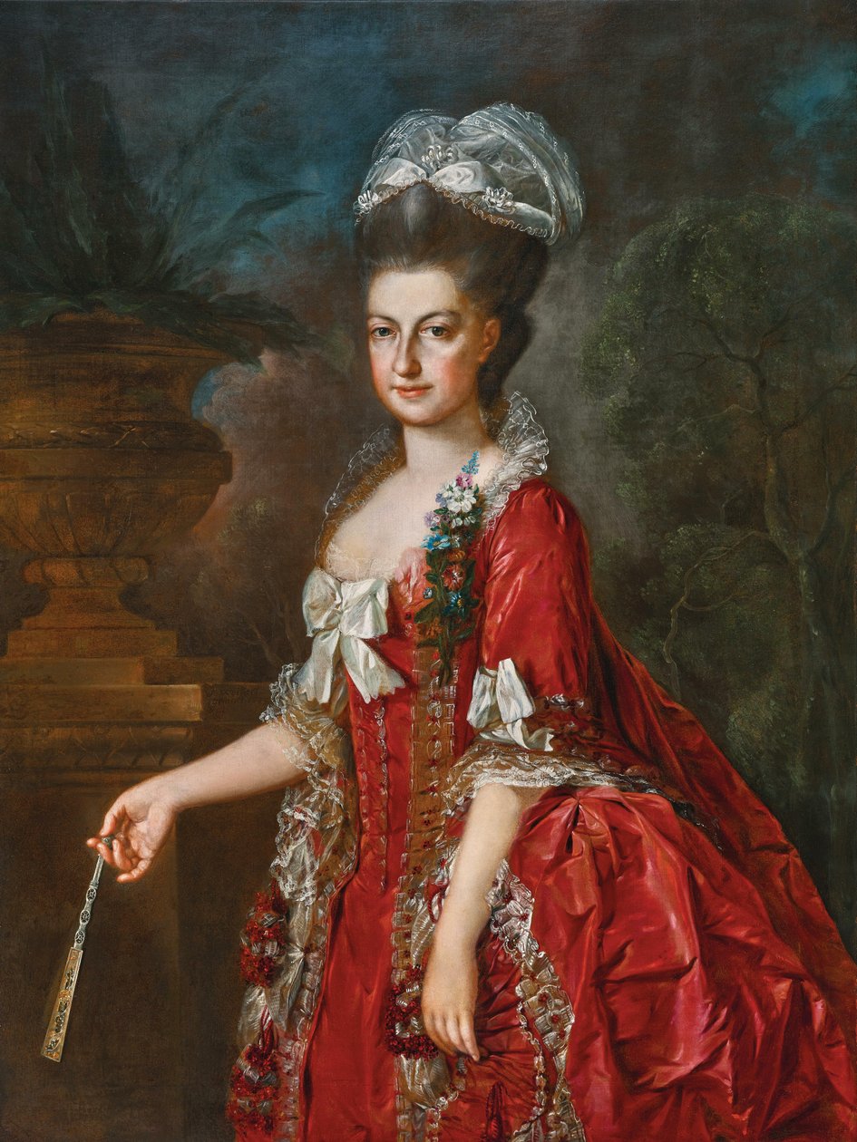 Portrait of Maria Christine of Austria 1778 by Georg Weikert