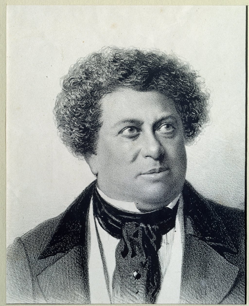 Portrait of the Author Alexandre Dumas by Georg Wilhelm Timm