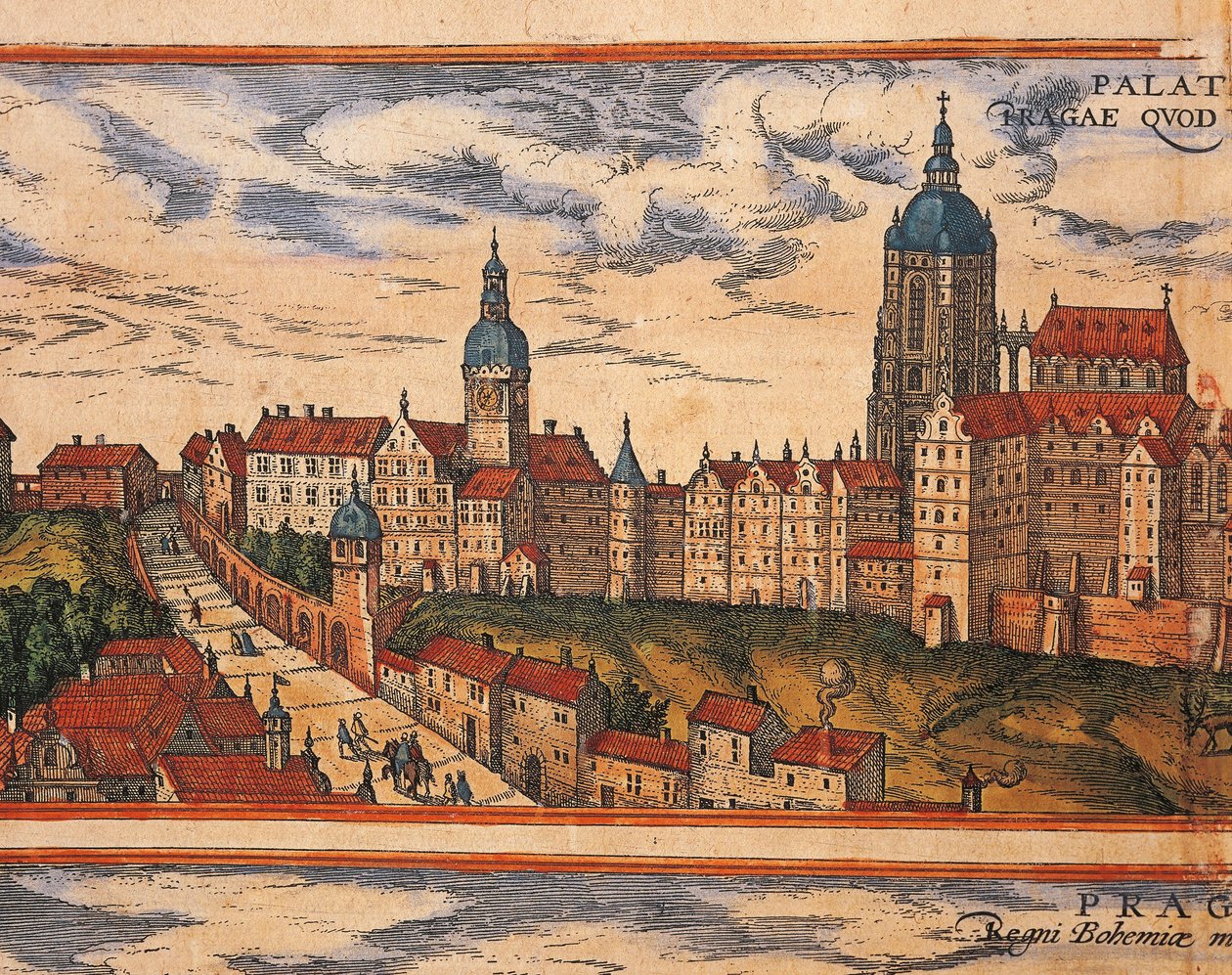 View of the Citadel by Georg Braun and Hogenberg Franz