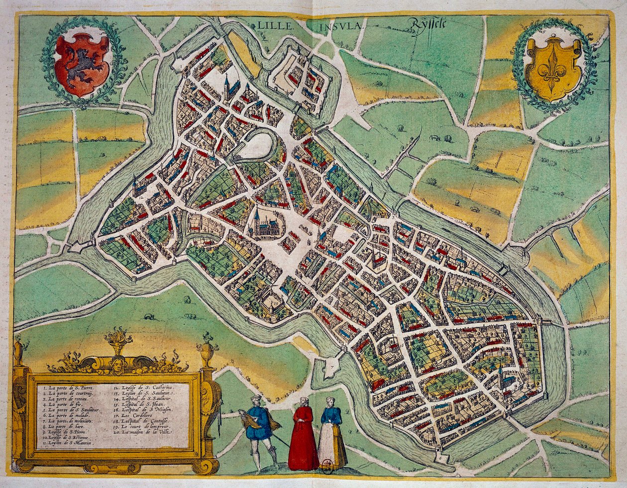 Map of the City of Lille (from 