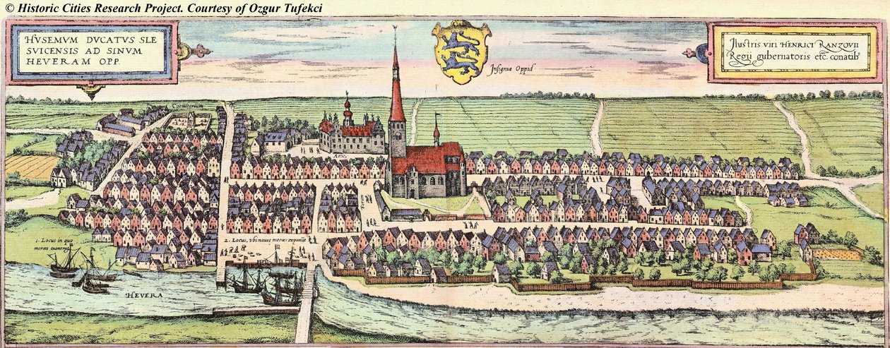 Schleswig Holstein by Georg and Hogenberg Franz (1535 90) Braun