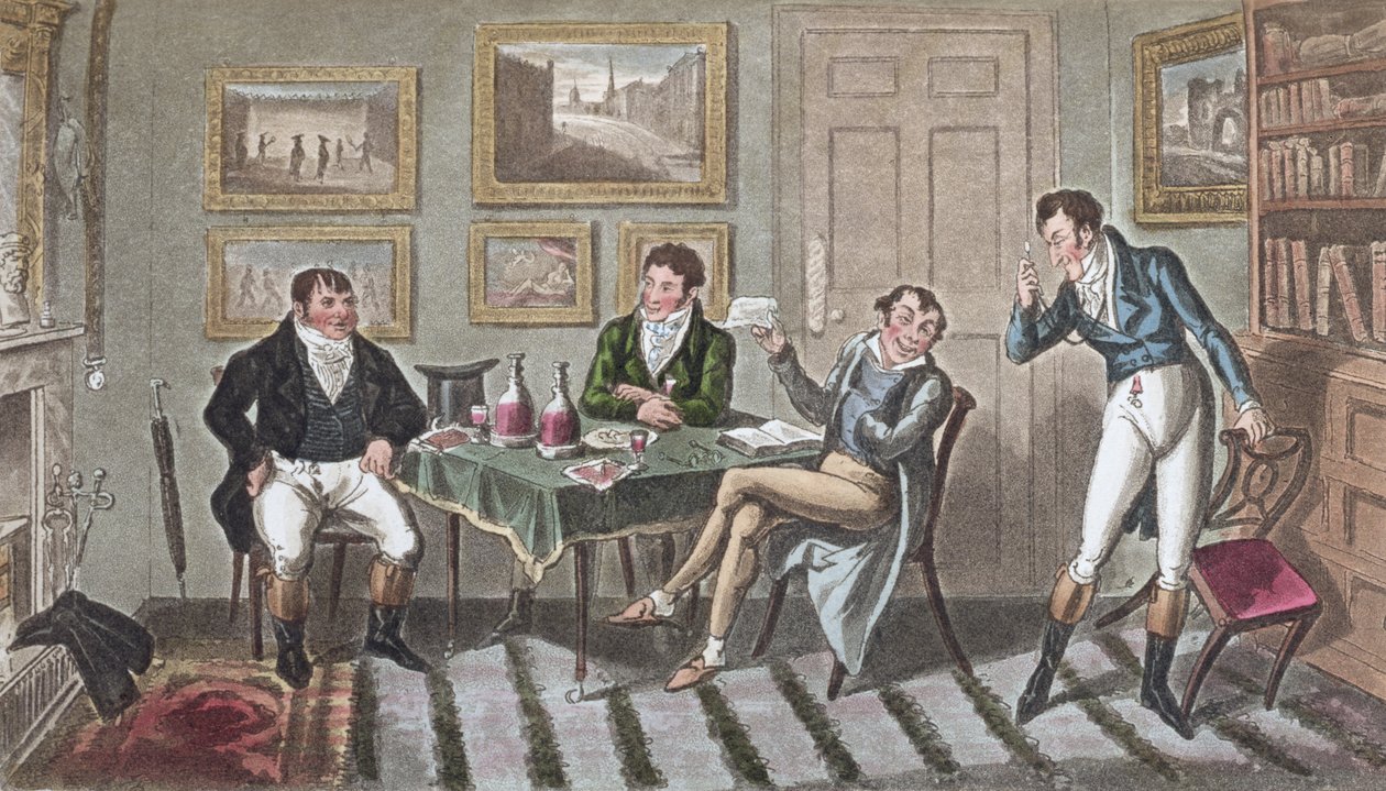 Tom and Jerry at The Albany by Isaac, Robert and George Cruikshank