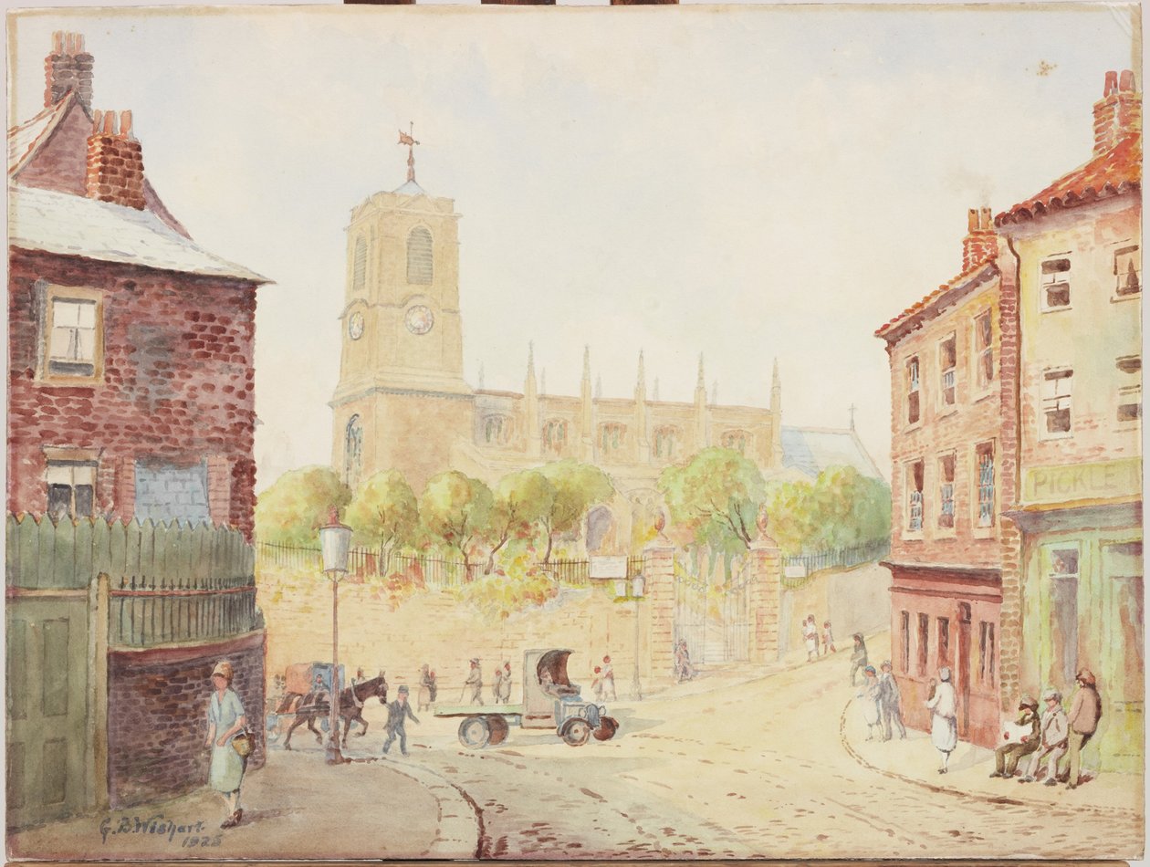 St. Marys, Gateshead, 1925 by George Barclay Wishart