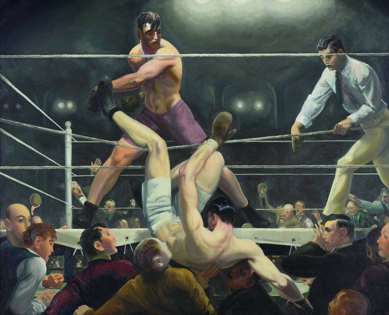 Dempsey and Firpo by George Wesley Bellows