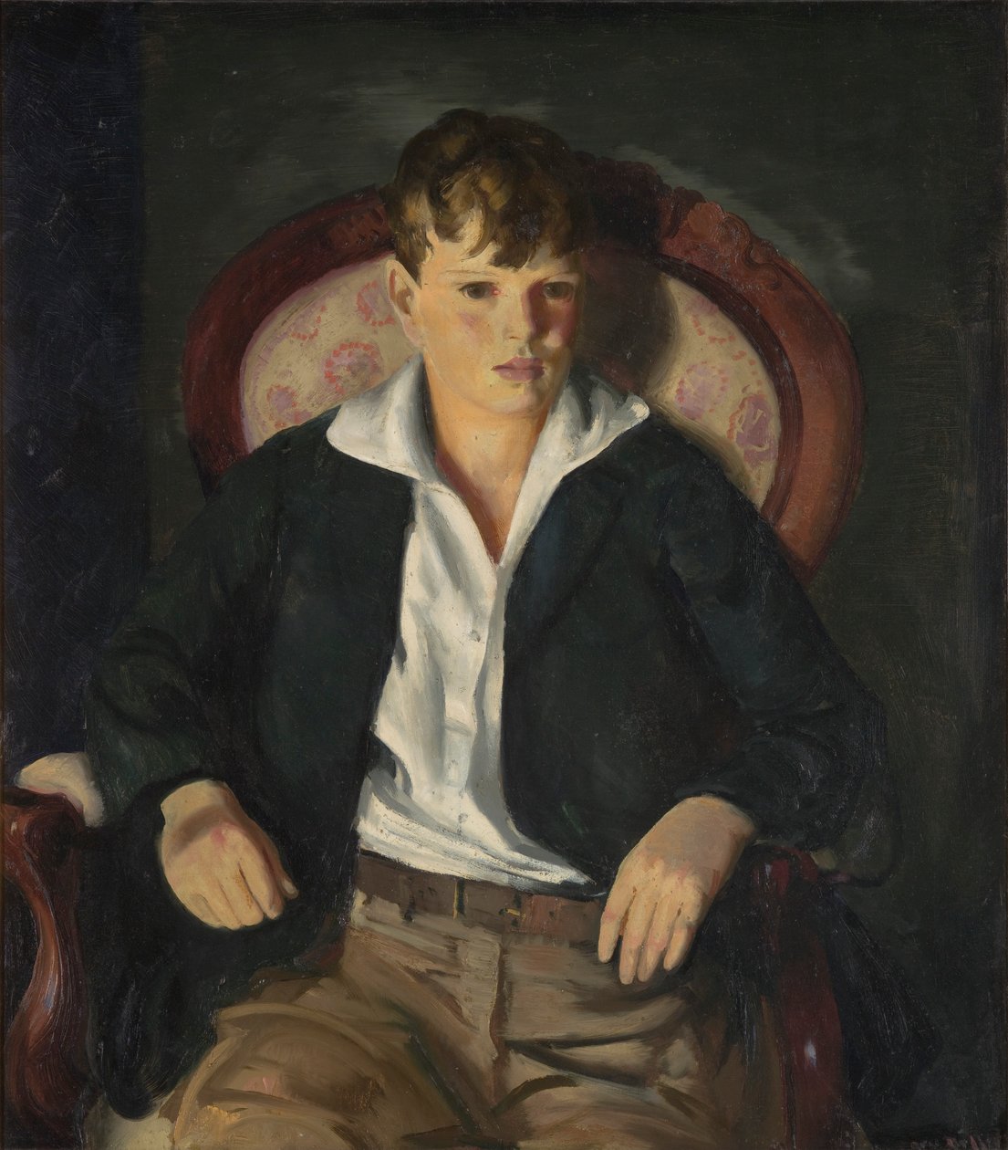 Portrait of a Boy / Meredith Hare by George Wesley Bellows
