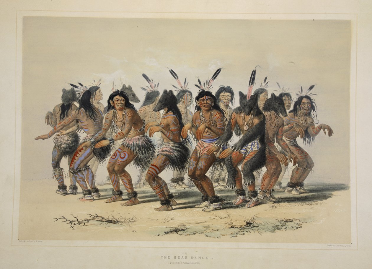The Bear Dance, from Catlin