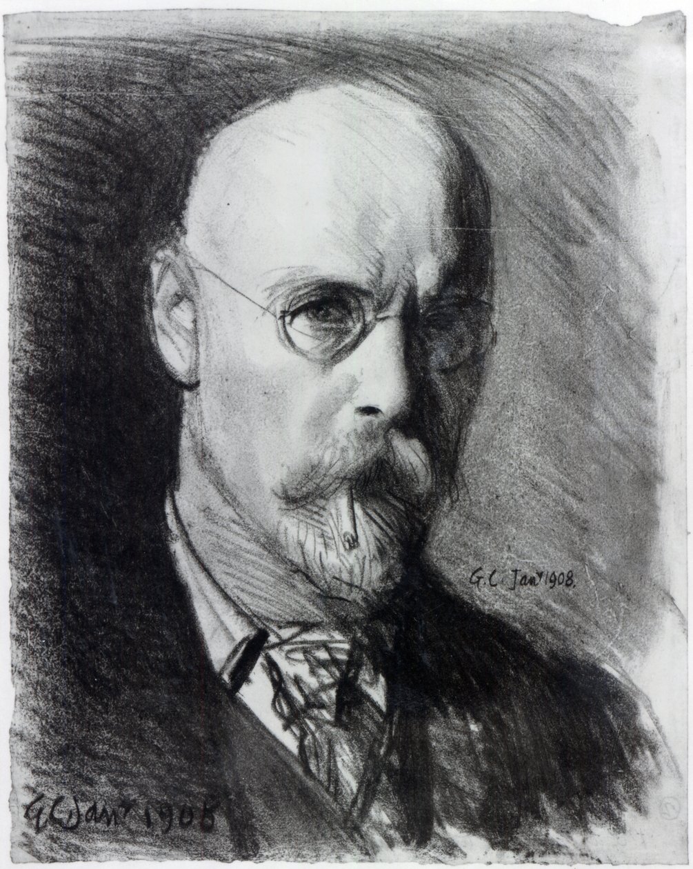 Self Portrait, 1908 by George Clausen