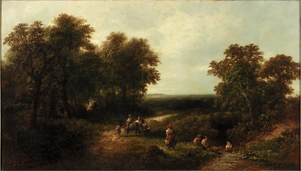 Landscape with Figures by George Vicat Cole