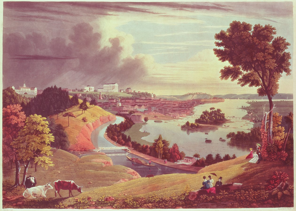 Richmond, Virginia, Engraved by William James Bennett by George Cooke