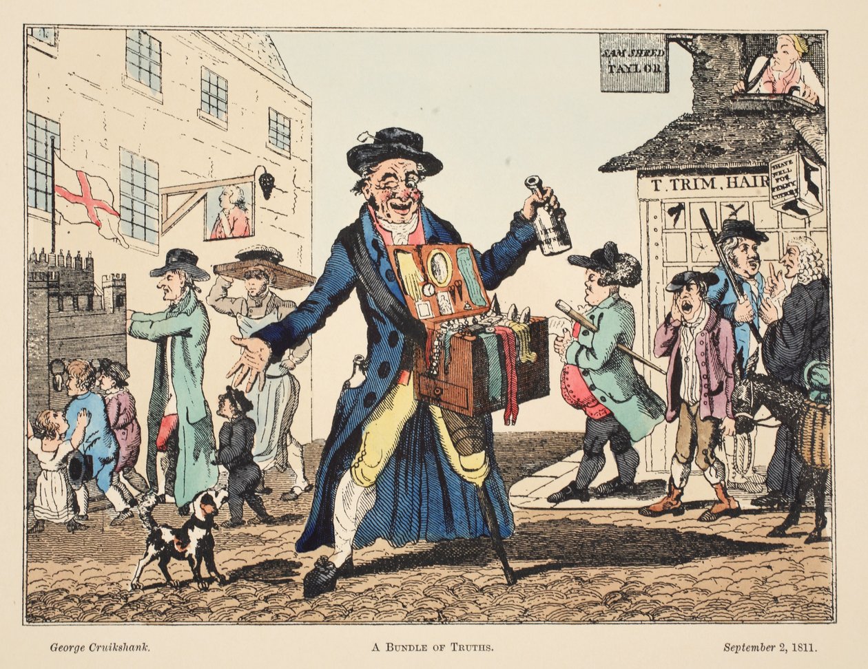 A Bundle of Truths, 1811 by George Cruikshank