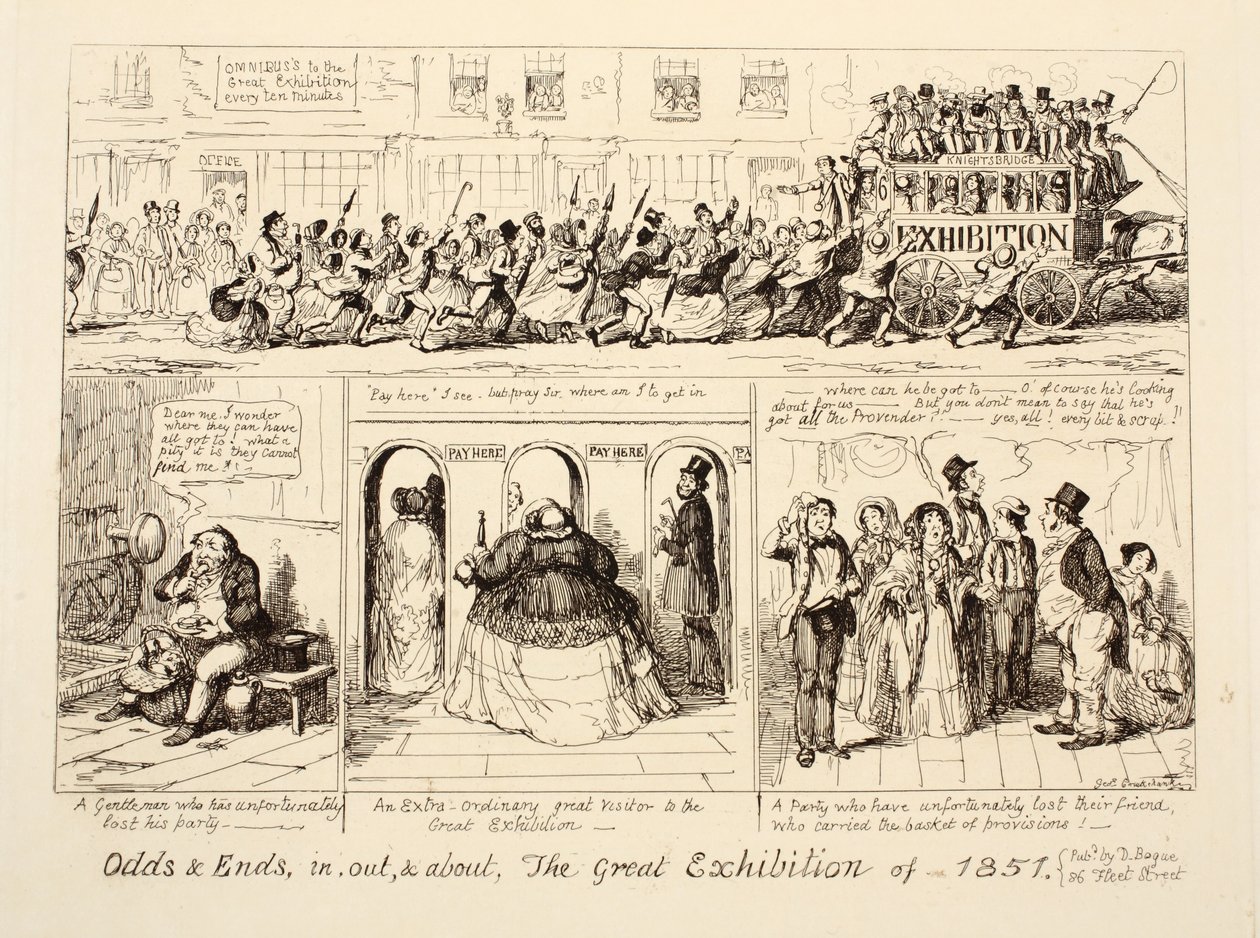 Odds & Ends, In, Out, and About, The Great Exhibition of 1851 by George Cruikshank