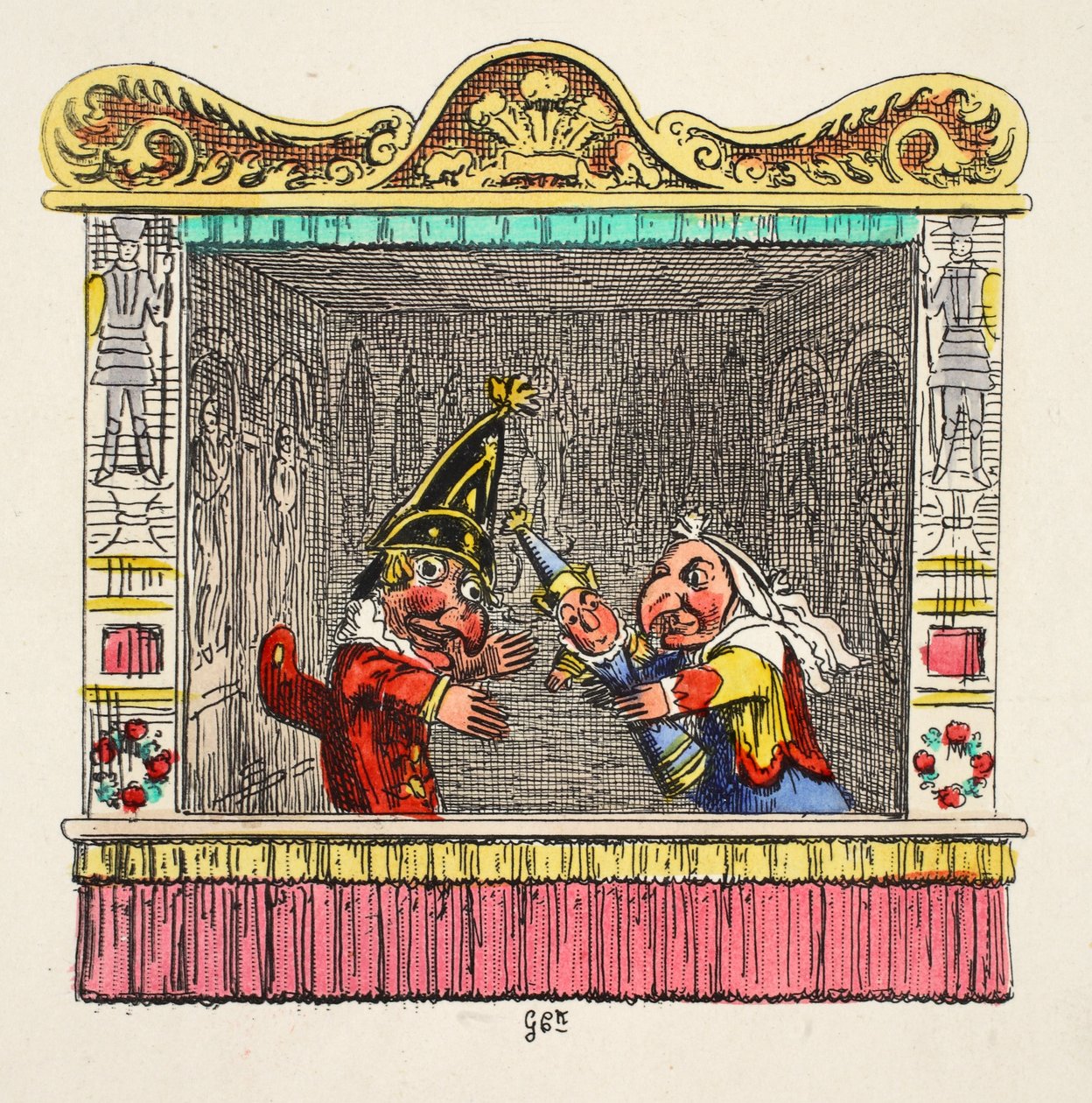 Punch and Judy with the Child from 