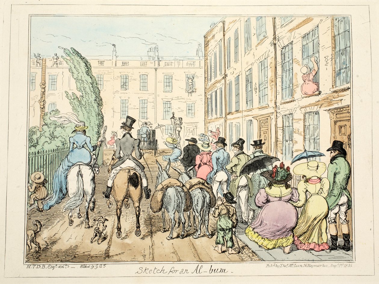 Sketch for an Al-bum, pub. 1835 by George Cruikshank