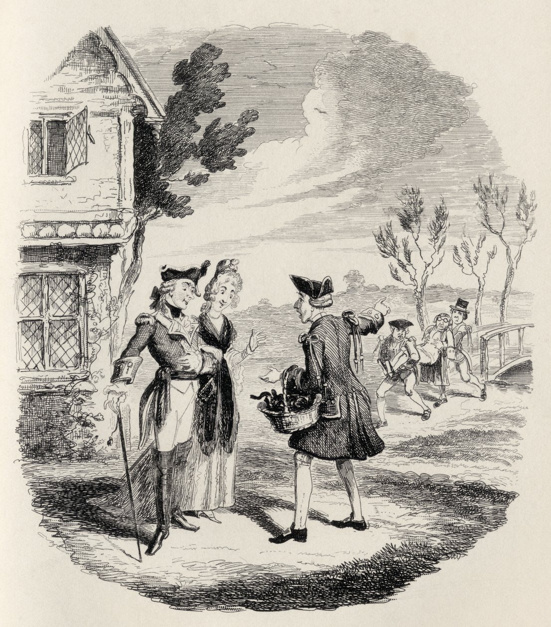 The Knight and the Lady by George Cruikshank