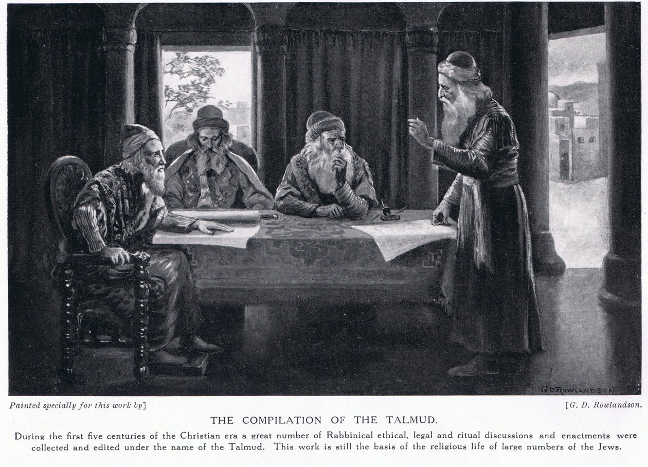 Compilation of the Talmud by George Derville Rowlandson