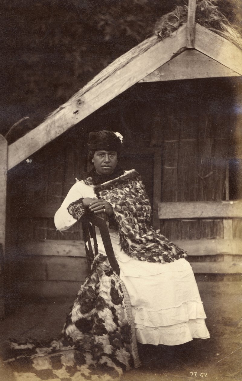 Guide Kate, Te Wairoa, 1885 by George Dobson Valentine
