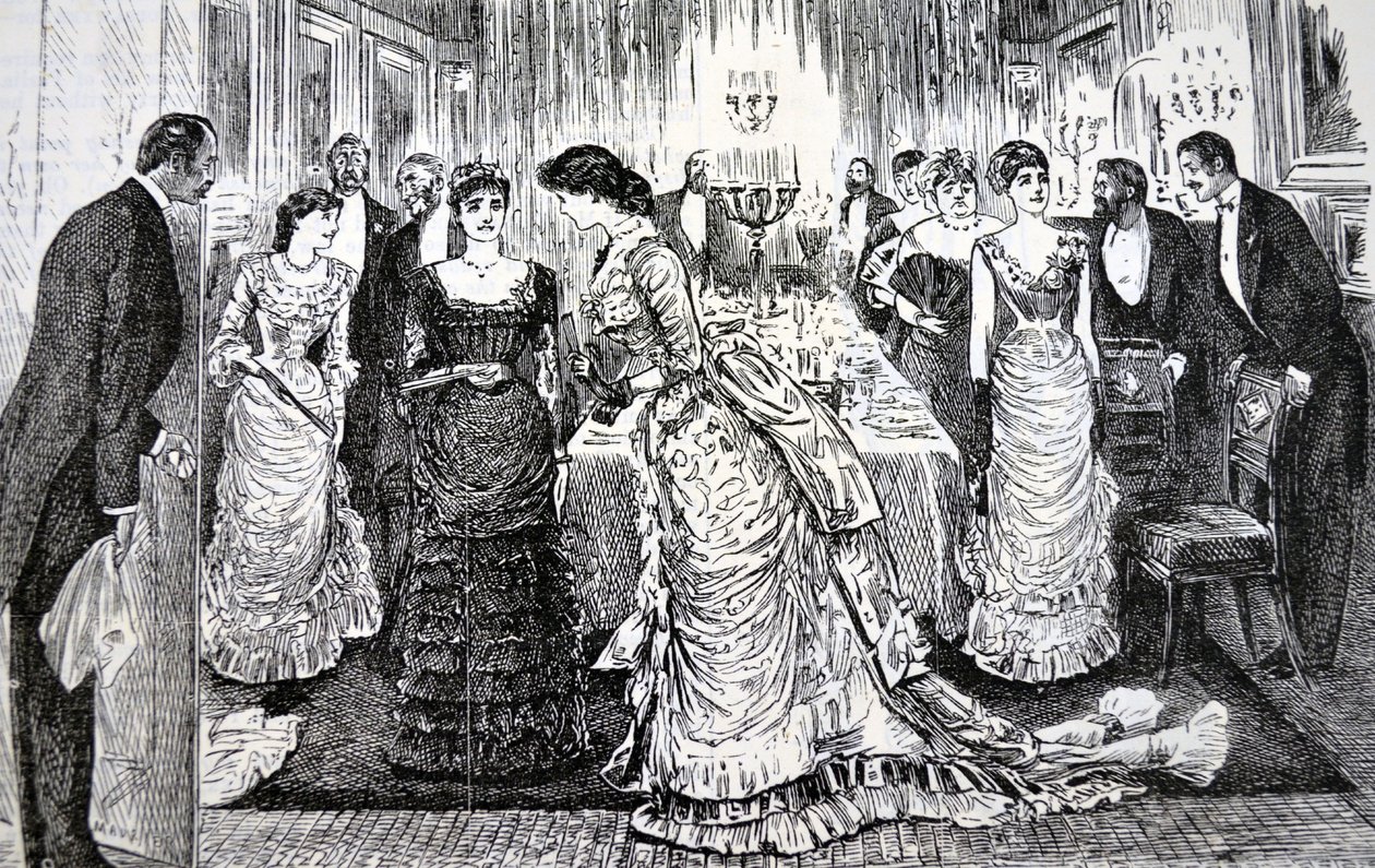 Smoking Etiquette, 1883 by George du Maurier