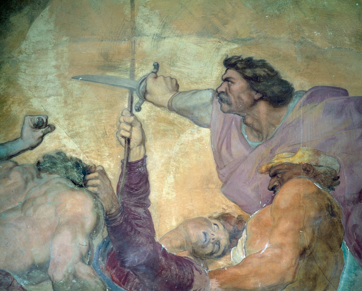 Punishment of the Doctor, Villa Medicea di Careggi (detail) by George Frederick Watts