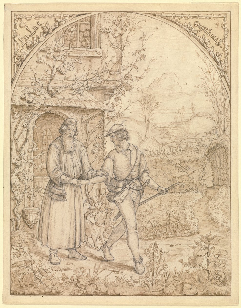 The Departure of the Prodigal Son by George Friedrich Kayser
