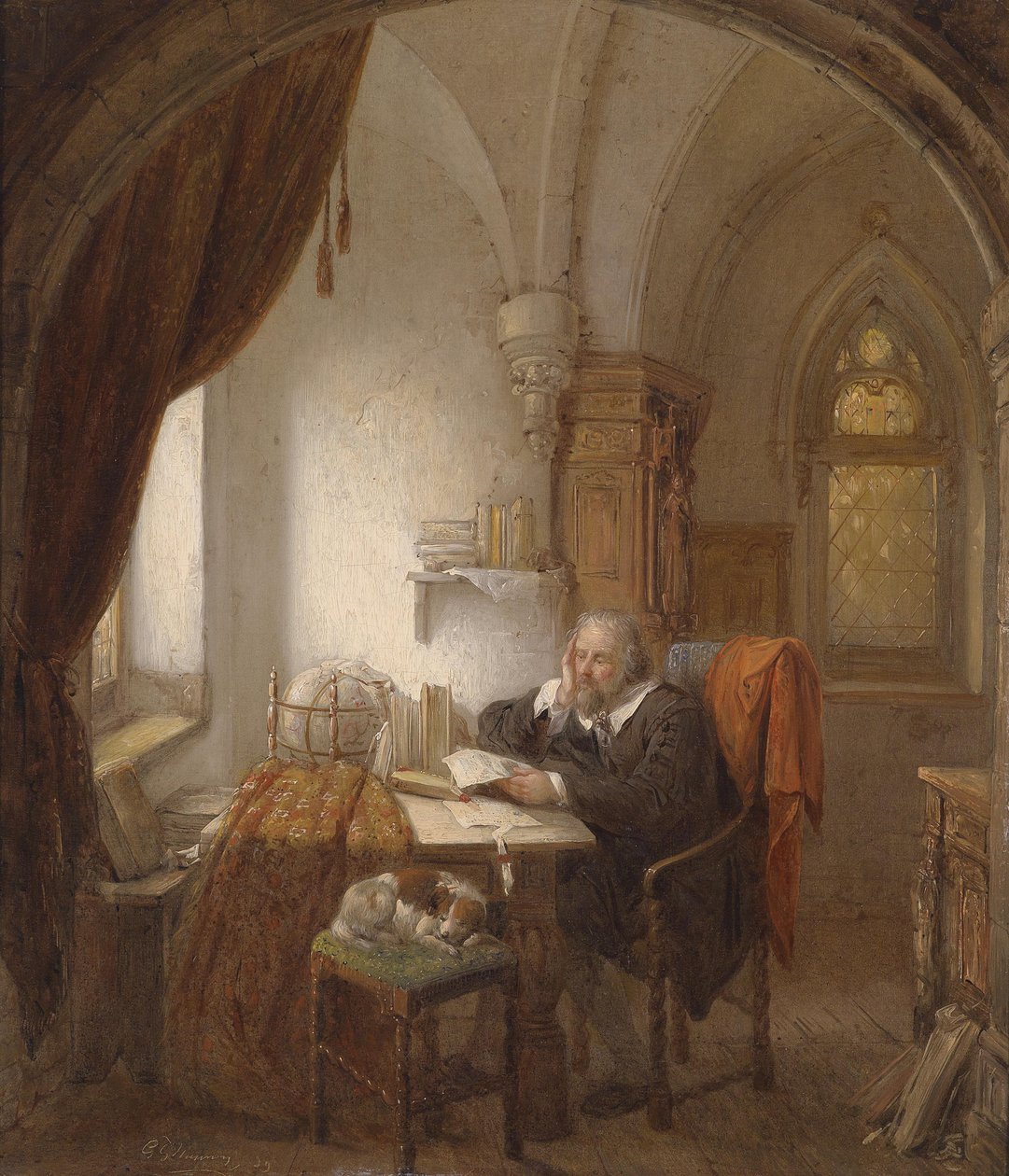 The Scholar by George Gillis Haanen