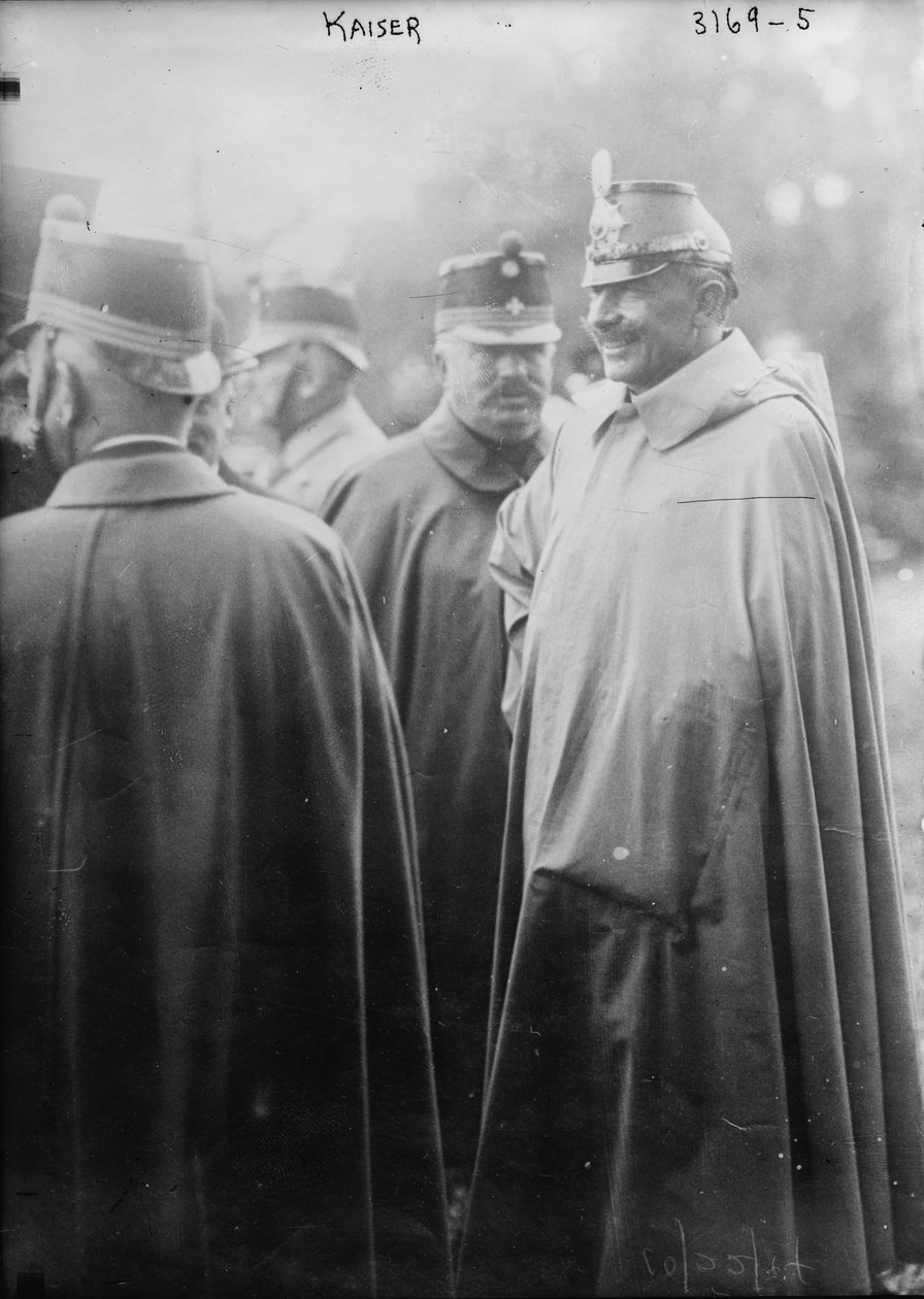 Kaiser Wilhelm with His Troops by George Grantham Bain