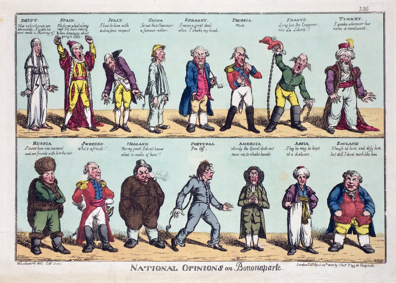 National Opinions on Bonaparte by George Moutard Woodward