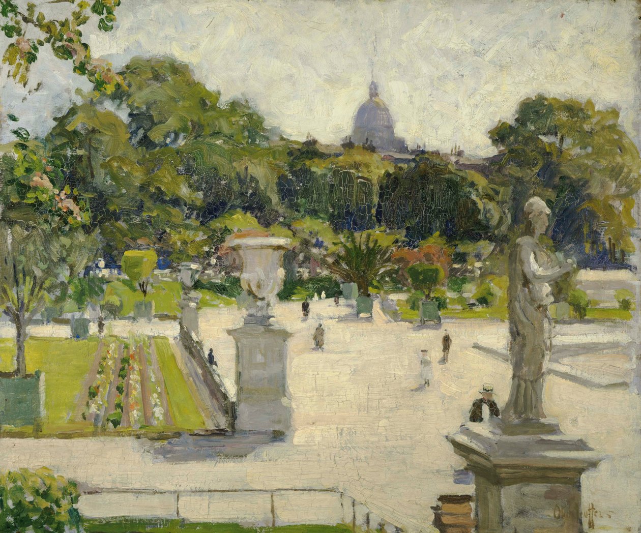 Luxembourg Gardens by George Oberteuffer