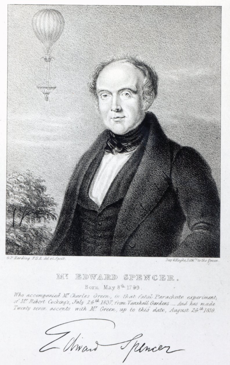 Mr. Edward Spencer, Lithograph by Day and Haghe by George Perfect Harding
