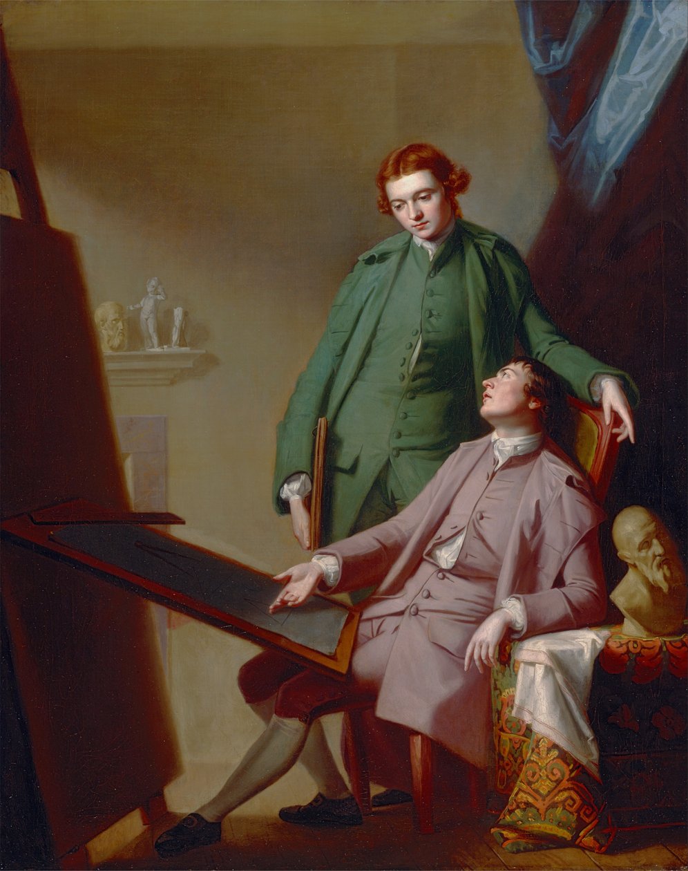 A Conversation (The Artists Brothers, Peter and James Romney) by George Romney