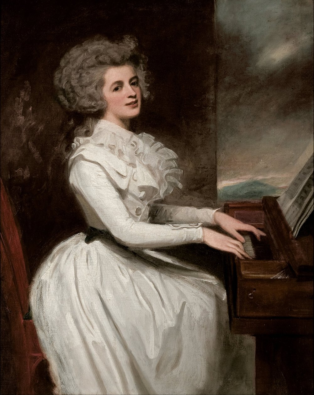 Charlotte, Mrs. Thomas Raikes by George Romney