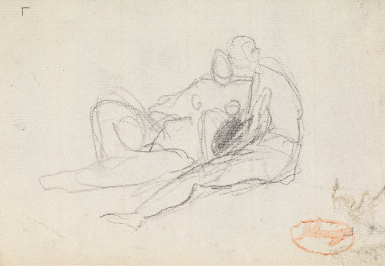 Figure Composition Study 17 by George Romney
