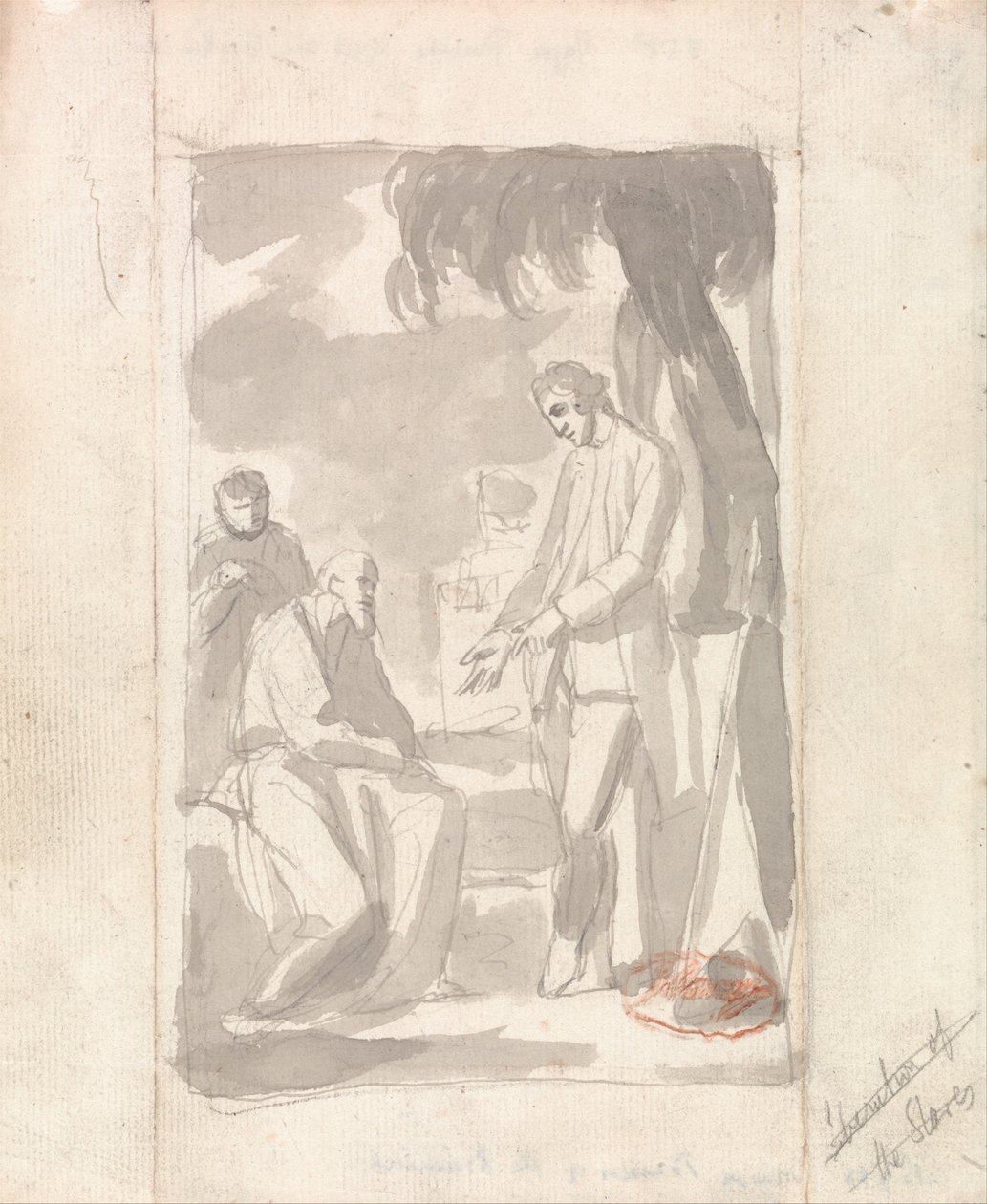 Major Pierson and the Brahman by George Romney