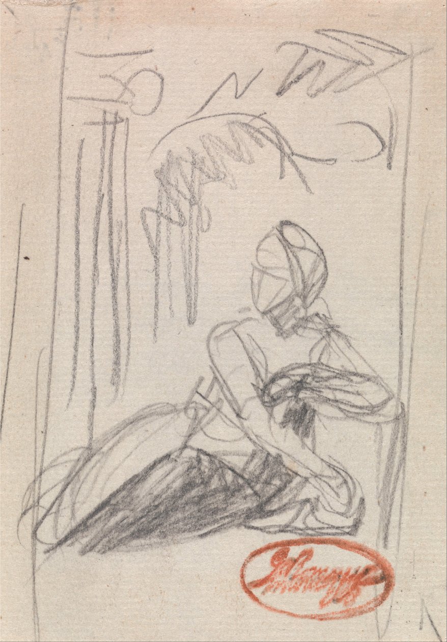 Reclining Female Figure by George Romney