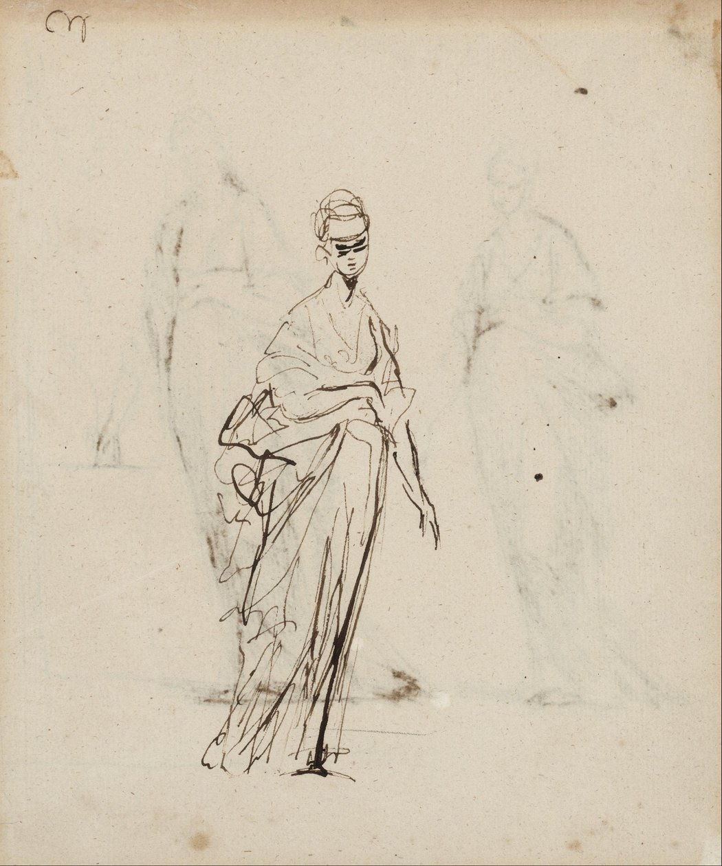 Single Female Figure by George Romney