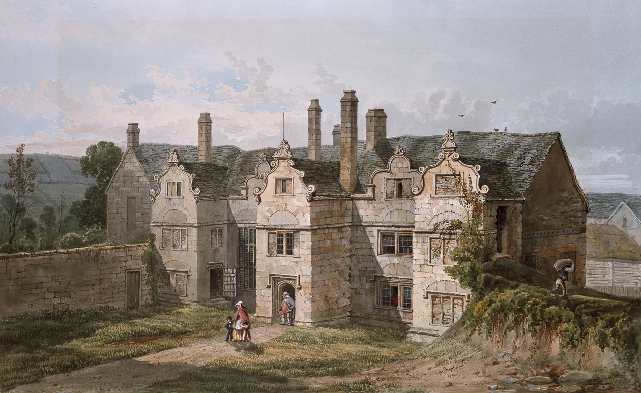 View of Trerice, Cornwall by George Shepherd