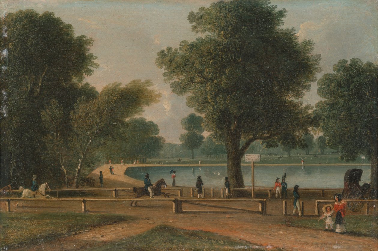 The Serpentine, Hyde Park by George Shepherd