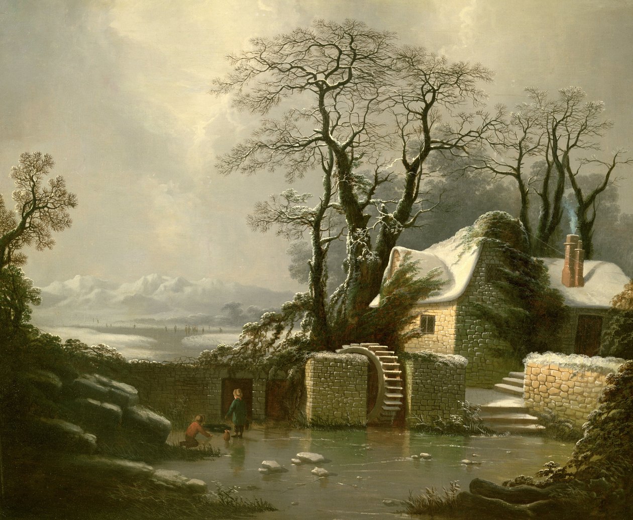 The Frozen Mill Race by George Smith